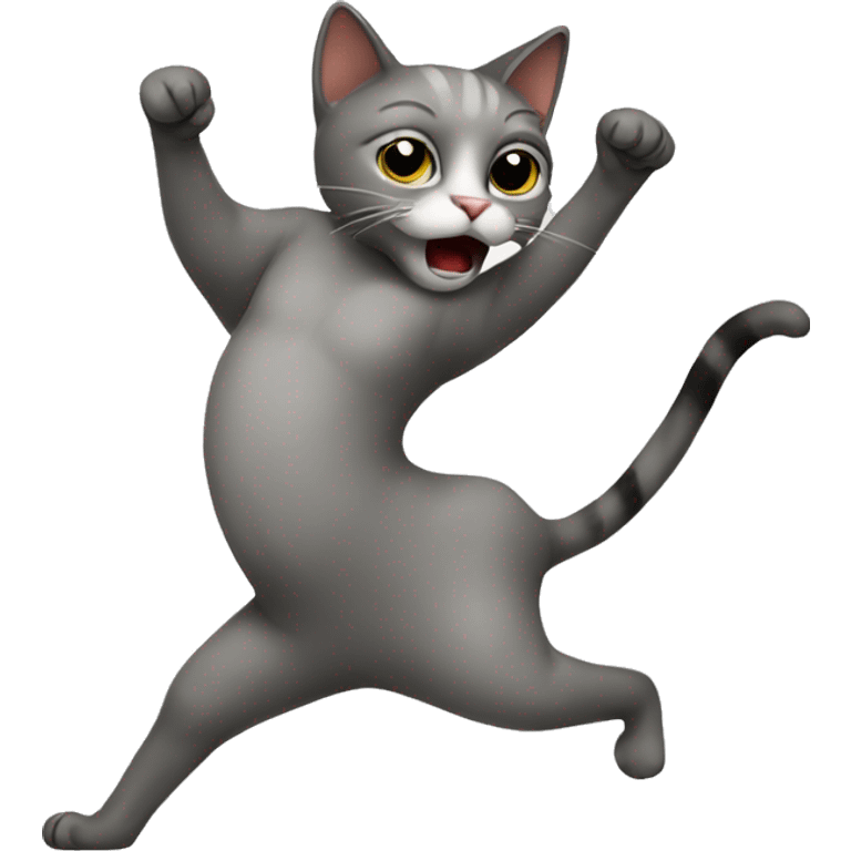 A cat twerking  emoji