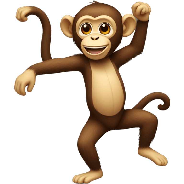 Dancing monkey emoji