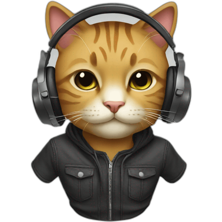 Dj cat emoji