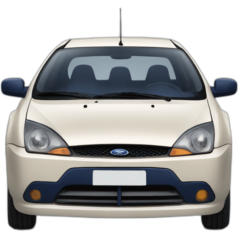 car ford focus 1999 dark blue five doors emoji