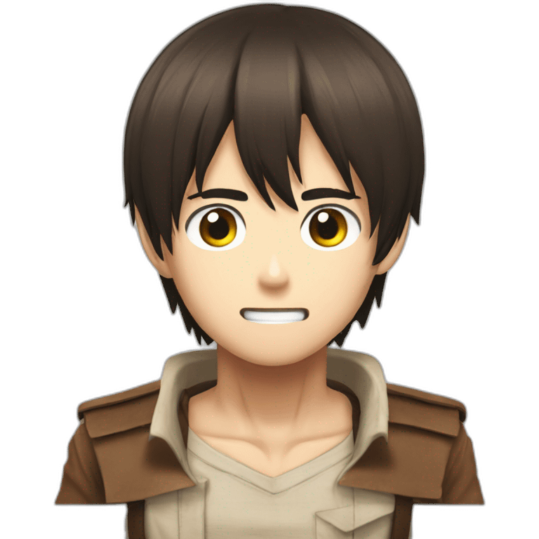 Eren from Attack on Titan emoji