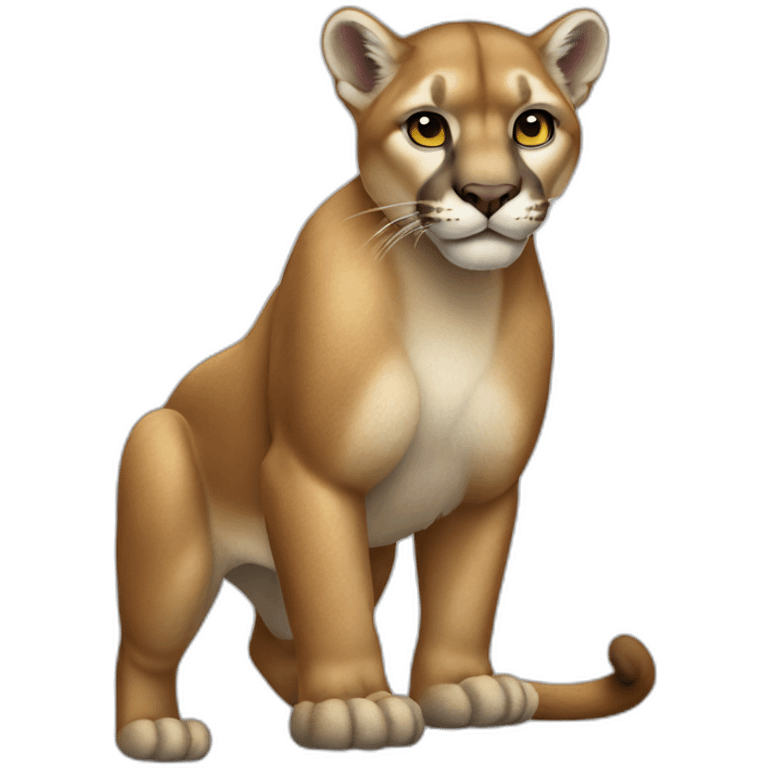 Mountain Lion Full Body emoji