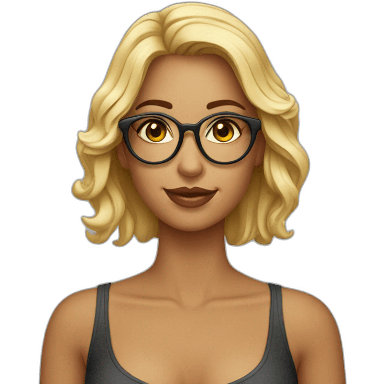 Mulher-Brasileira-oculos-loira emoji