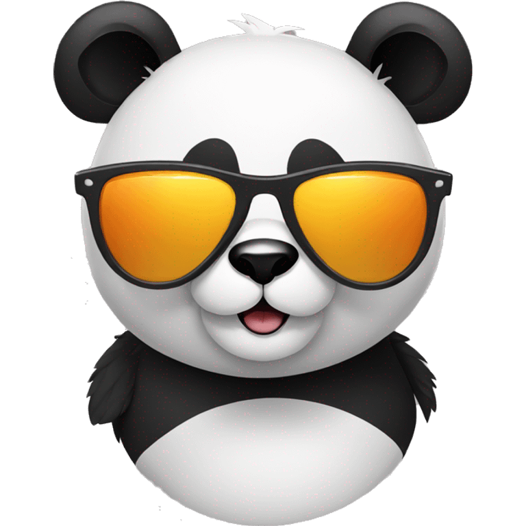 Panda with sunglasses  emoji