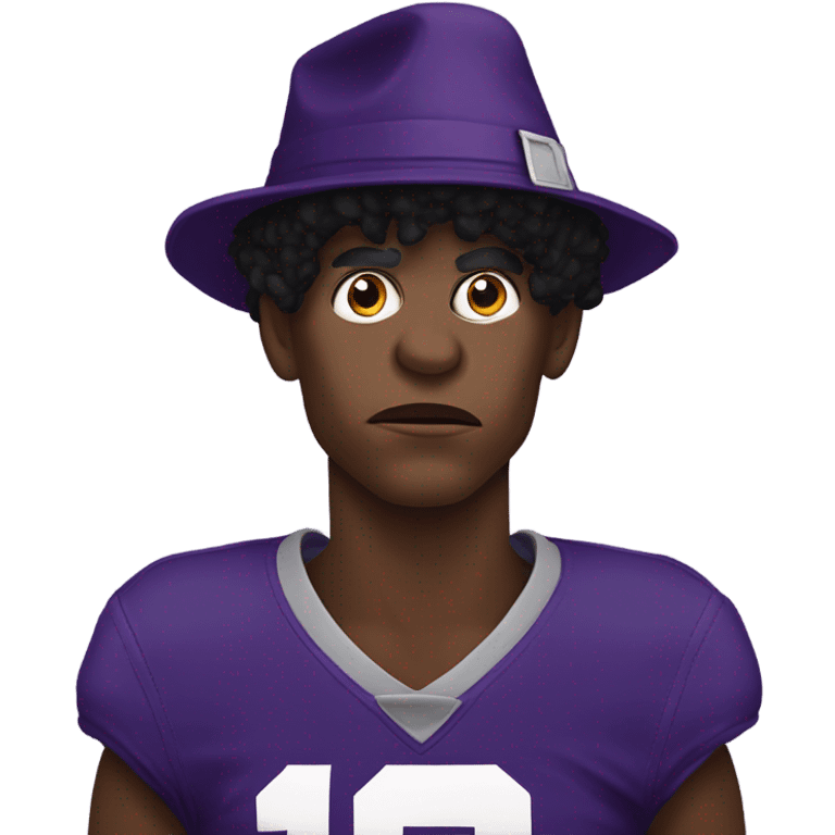 Lamar Jackson in dunce cap emoji