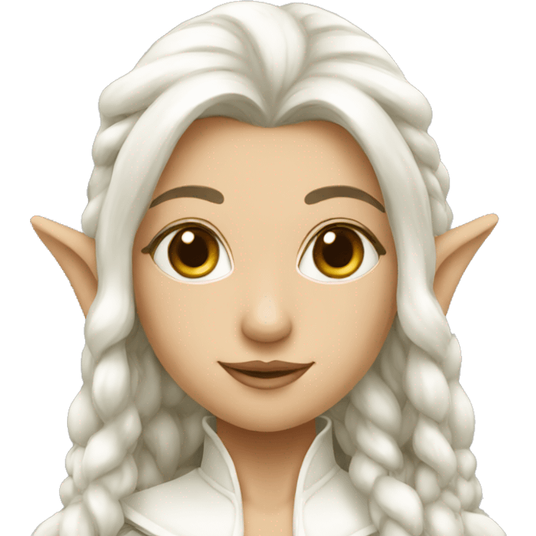 elfe femme blanche  emoji