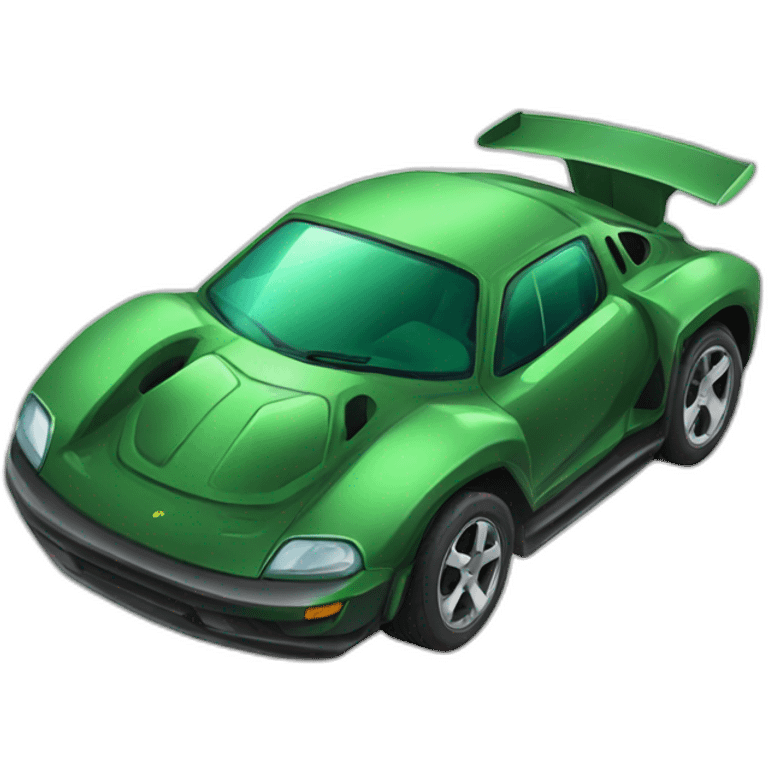 turtle in supercar emoji