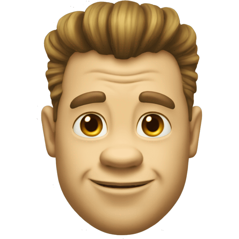 pompadore haircut, shrek, beefy emoji