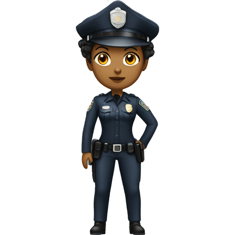 Sfw female cop full body emoji