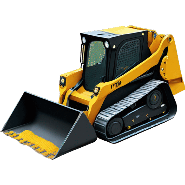 Skid steer with tracks emoji