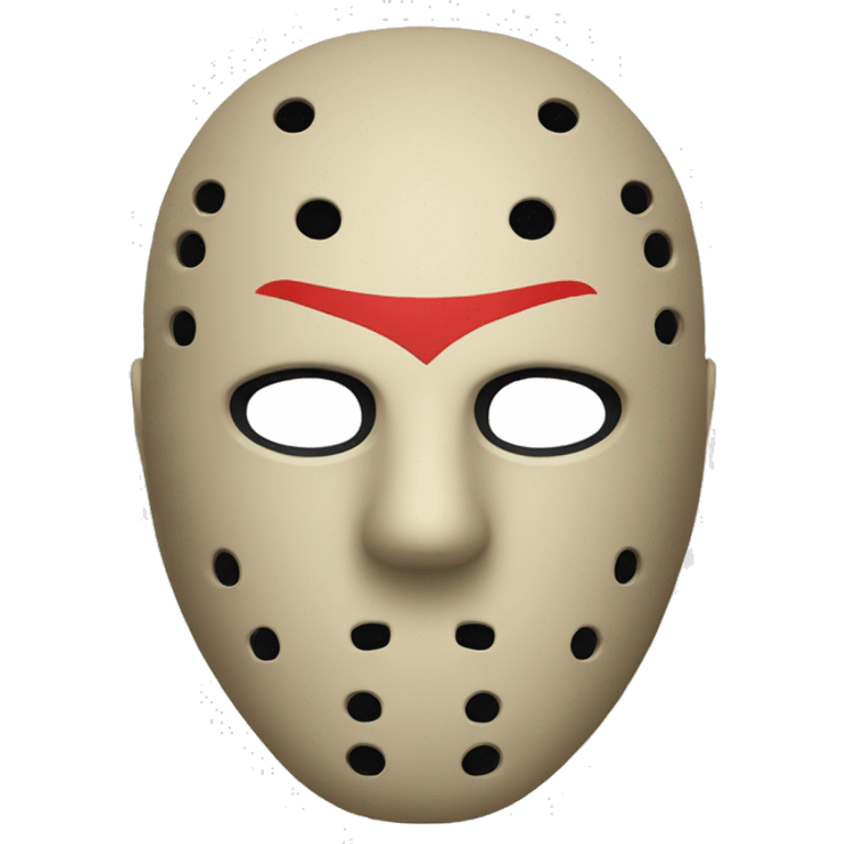 Friday the thirteenth Jason mask emoji