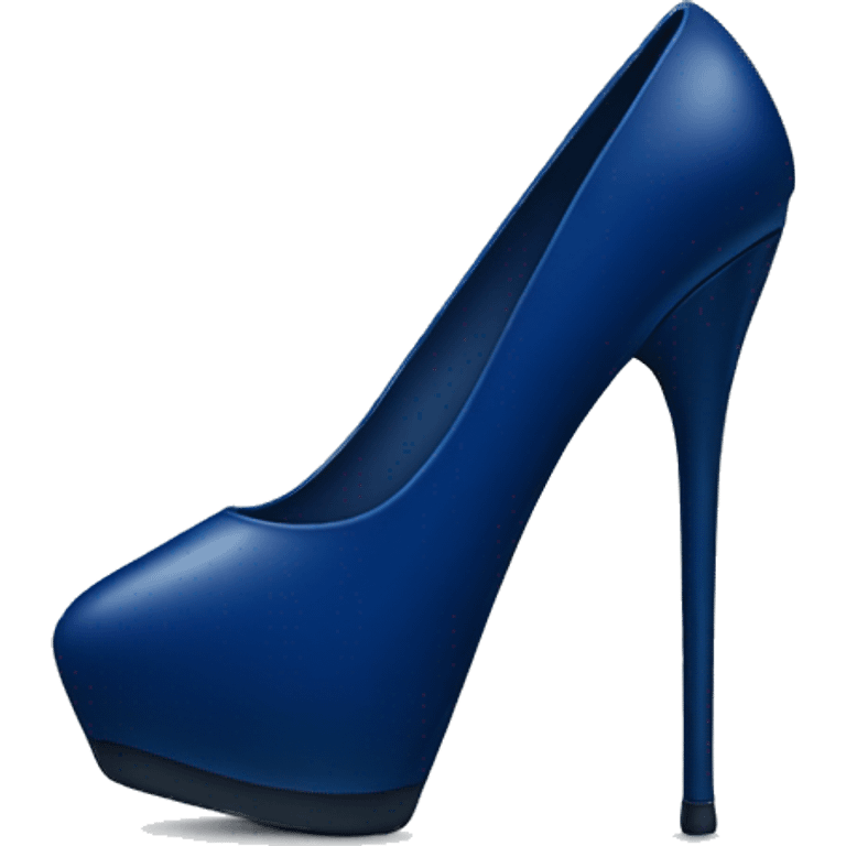 dark blue stiletto emoji