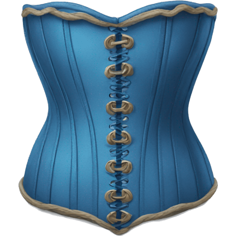 Blue corset  emoji