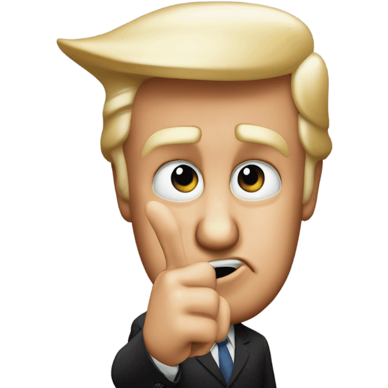 trump finger emoji