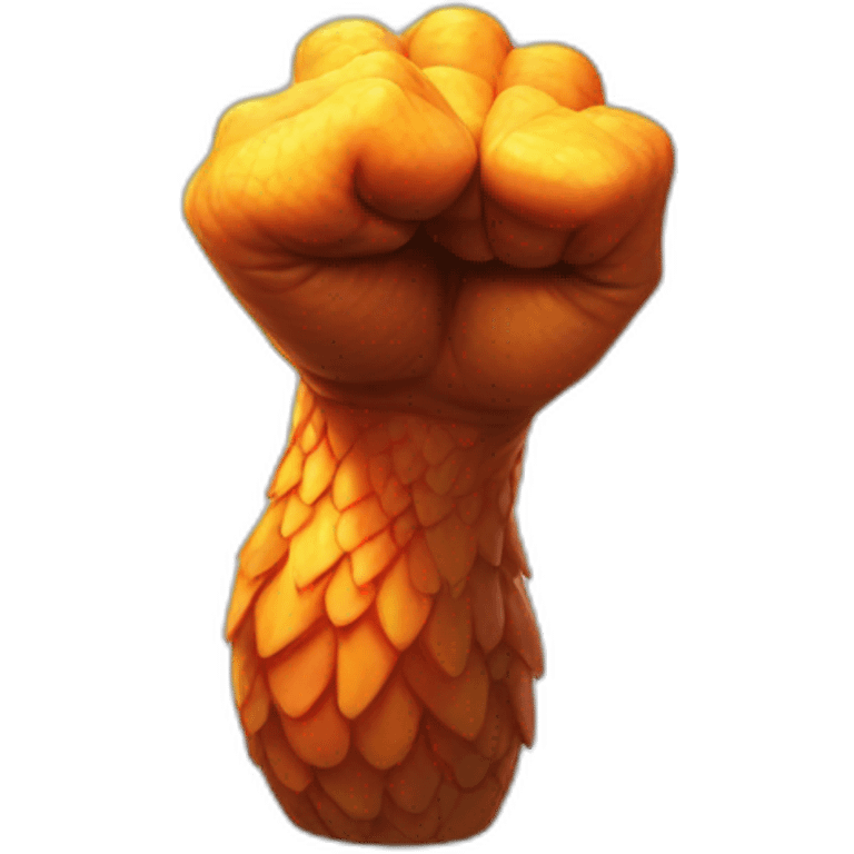 Dragon fist emoji