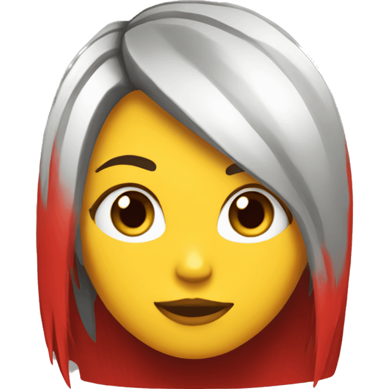 Chica pelo rojo gamer  emoji