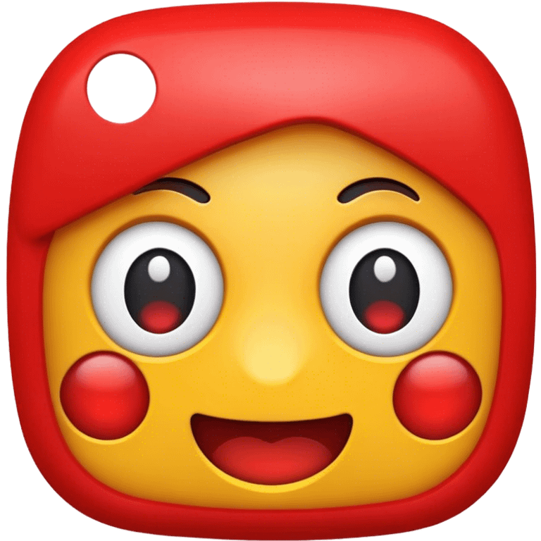 Emoji of YouTube icon emoji