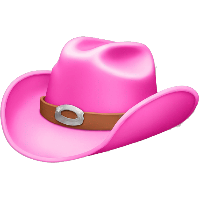 Pink cowboy hat emoji