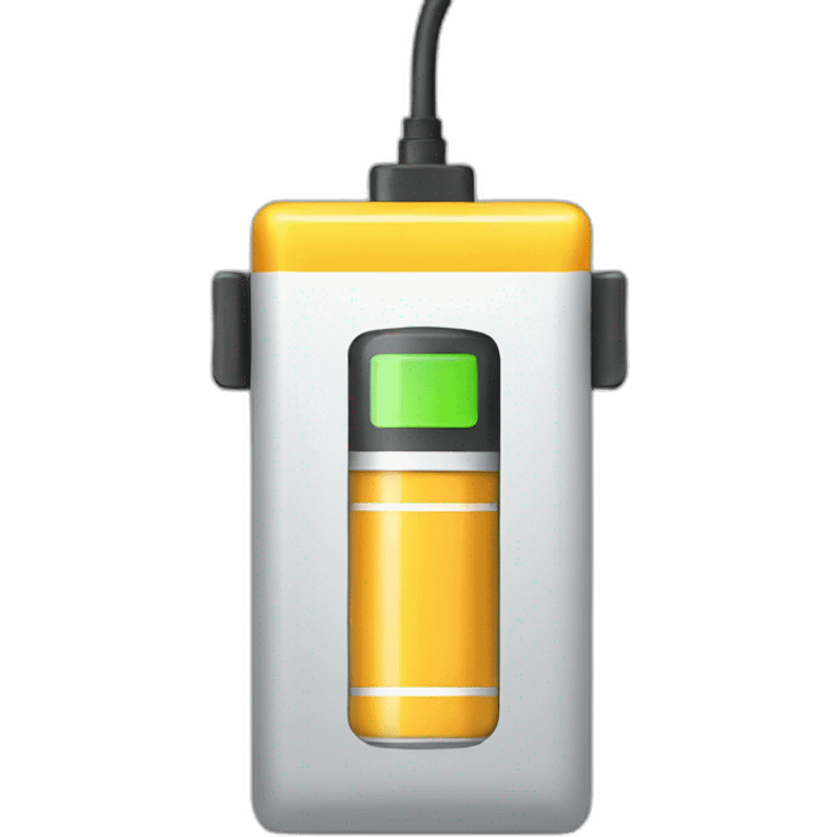 Battery charging emoji