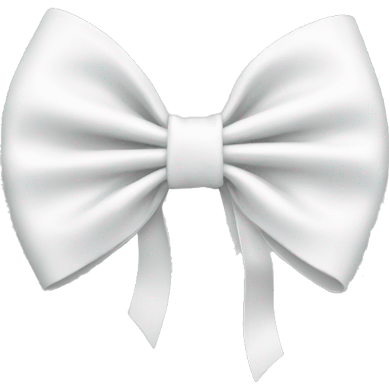 White bow emoji