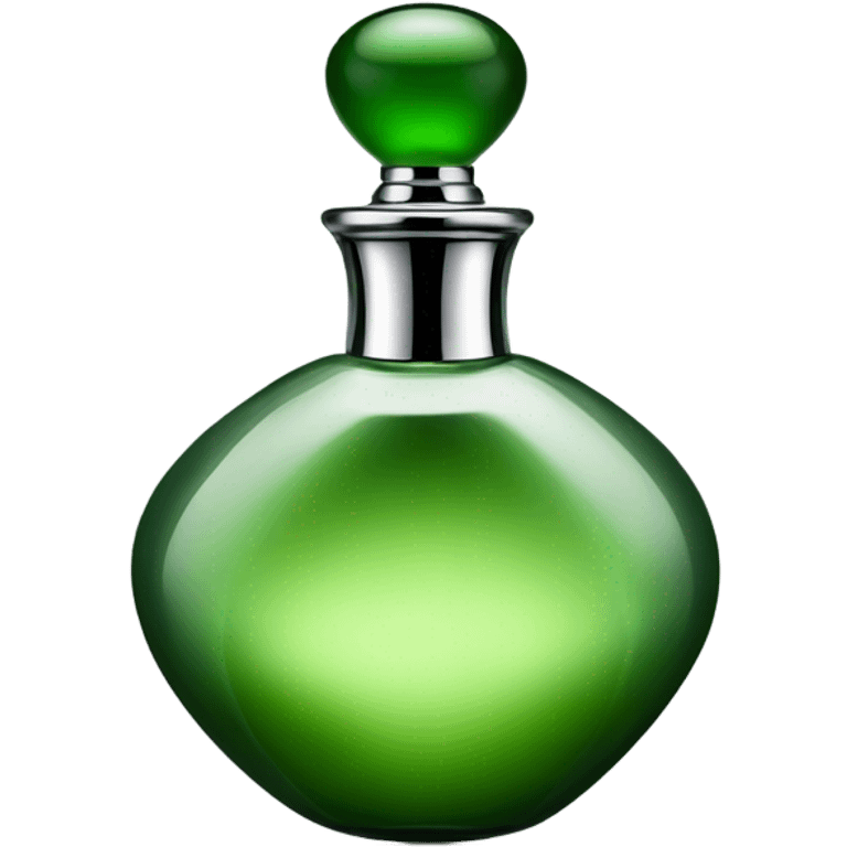 Perfume green bottle  emoji