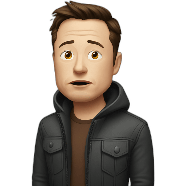 elon musk sad emoji