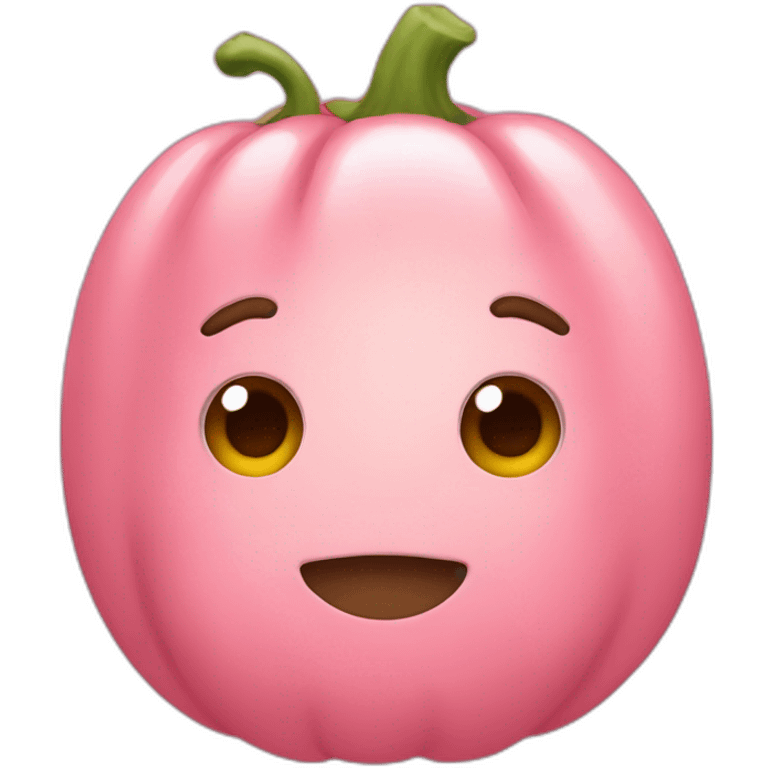 Pink cumumber brown emoji