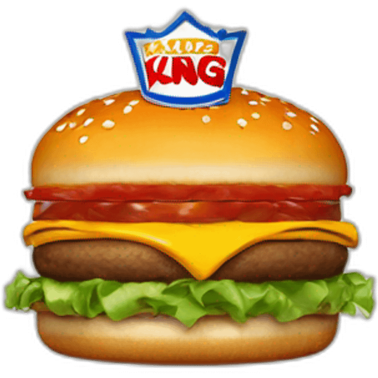 Burger King logo emoji