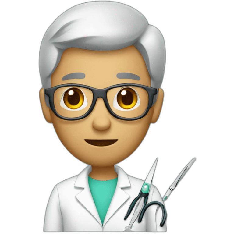 Dr. With scalpel emoji