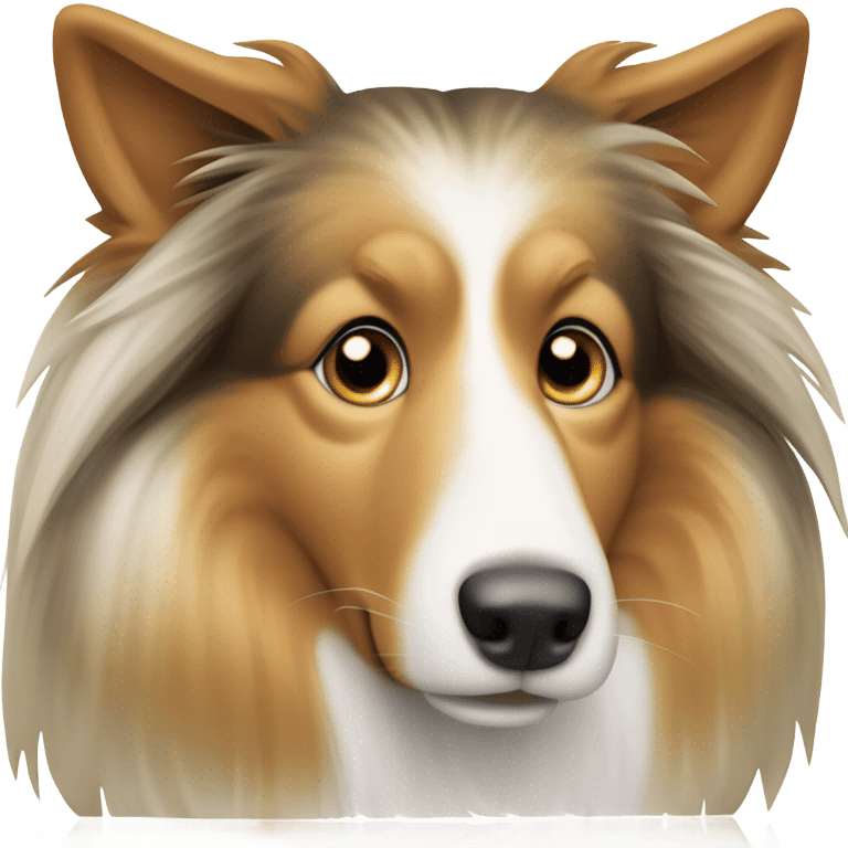 Sheltie dog emoji