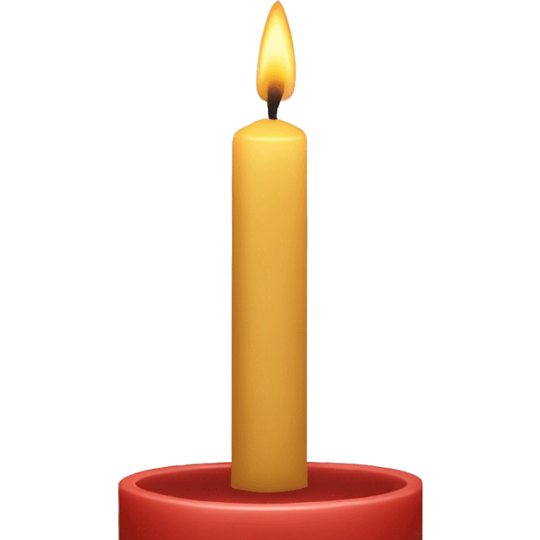 Christmas candle emoji