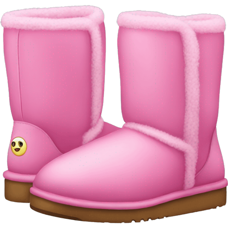 Pink Uggs  emoji