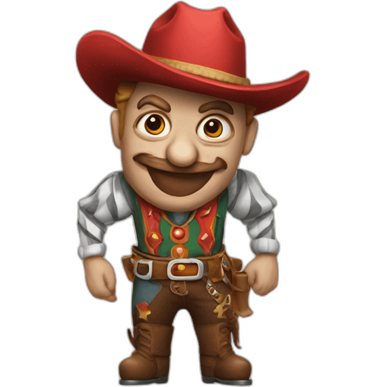 cowboy clown emoji