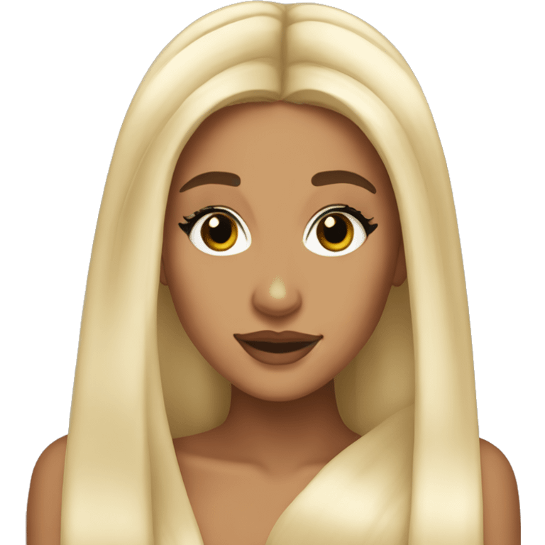 Ariana grande blonde emoji