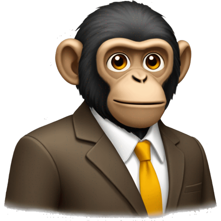 Monkey news reporter emoji