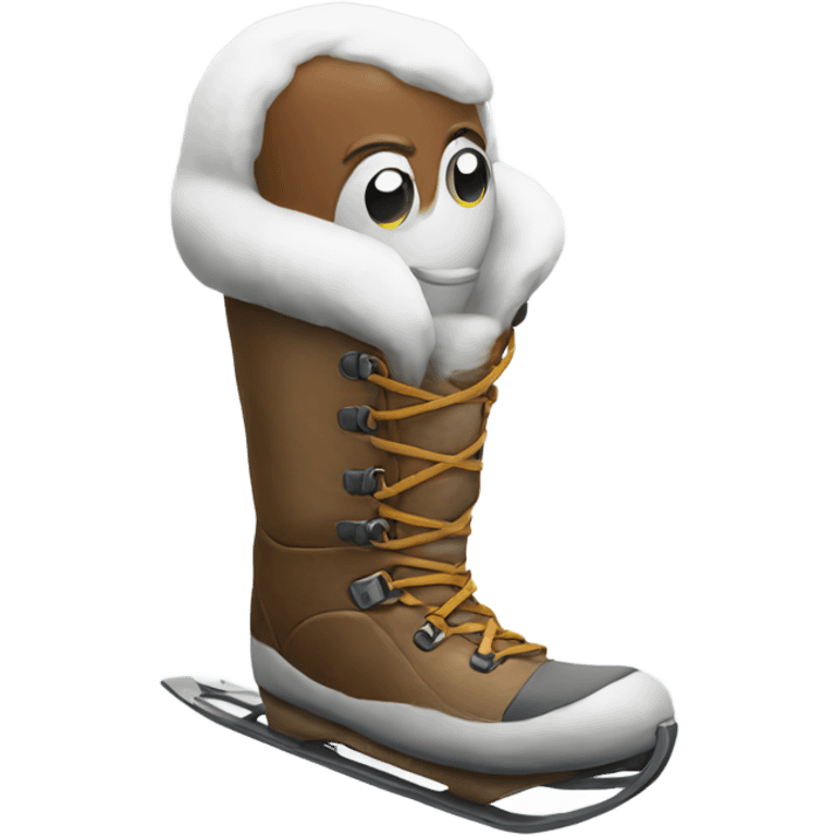 Snowshoe emoji