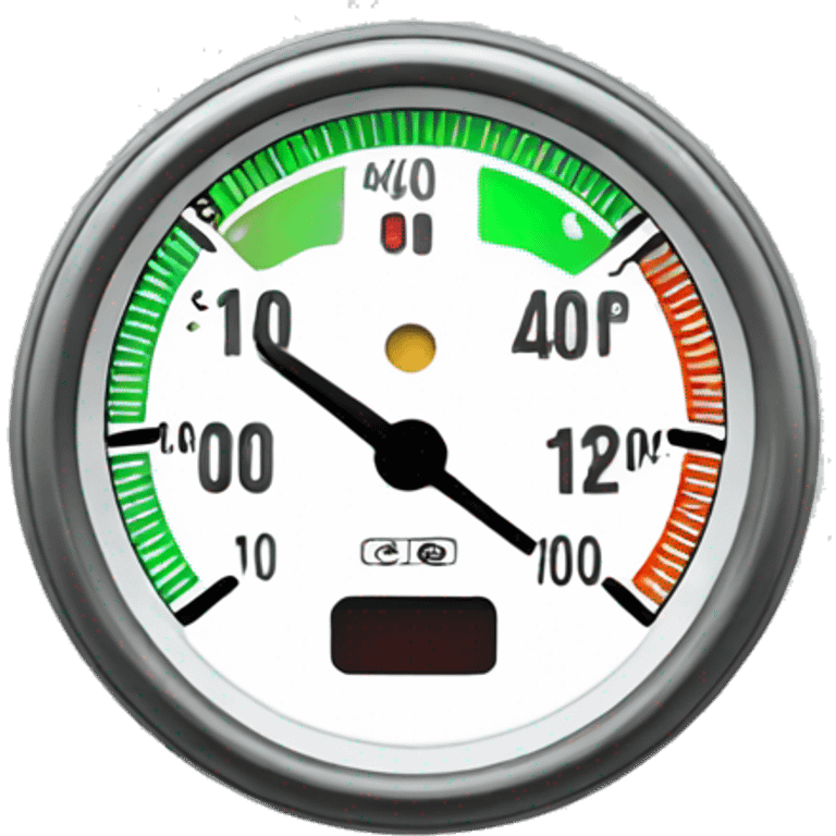 oil pressure gauge emoji