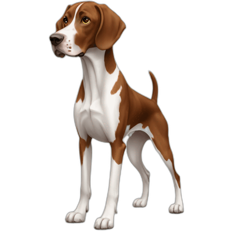 Portuguese Pointer full-body emoji