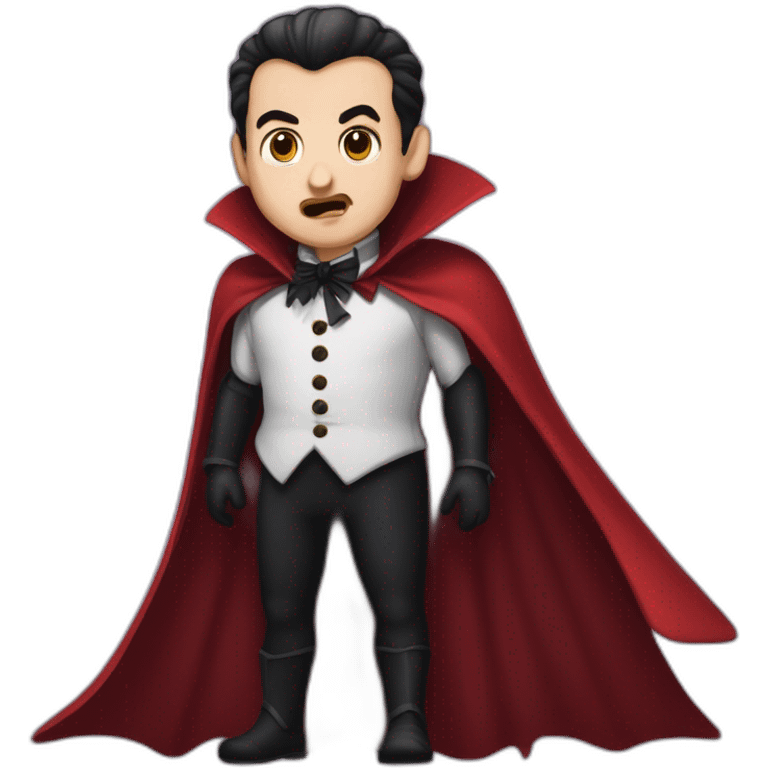 Dracula qui change la couche d'un bébé emoji