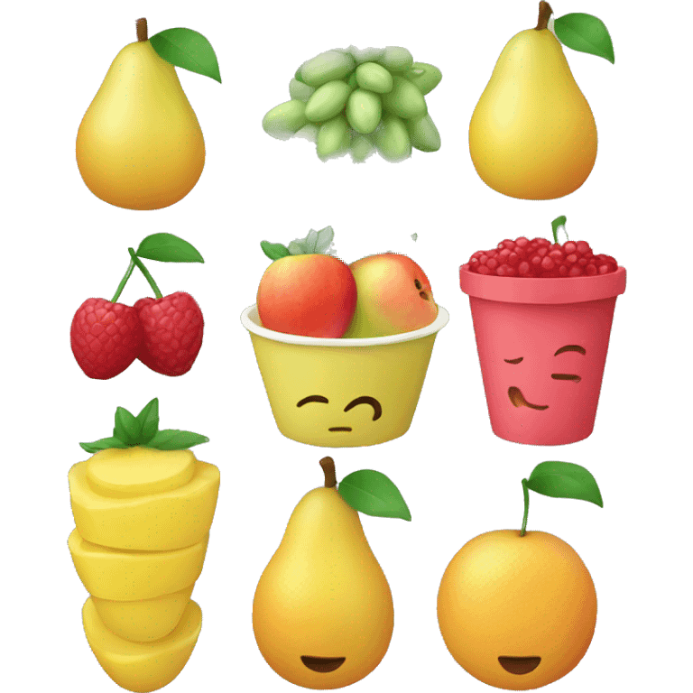 Fruit cup emoji