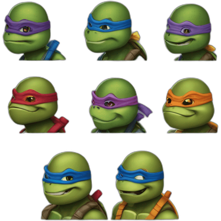 Teenage Mutant Ninja Turtles emoji