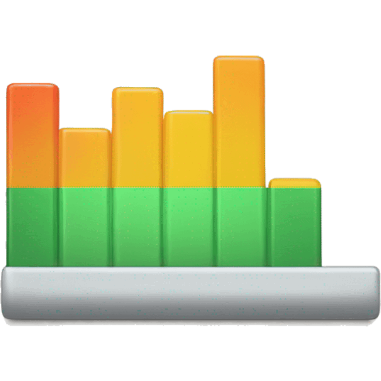 Passive Strategy Icon
Concept: A calm, stable growth indicator.
Design Elements:
Use a simplified, small bar chart with evenly spaced, gradually increasing bars to symbolize steady growth. emoji