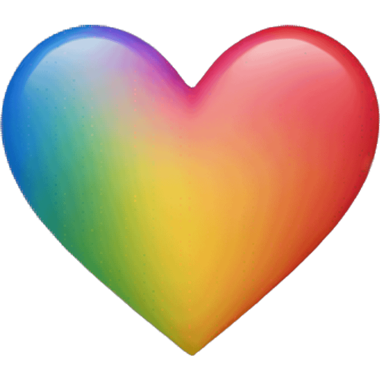 Rainbow heart emoji