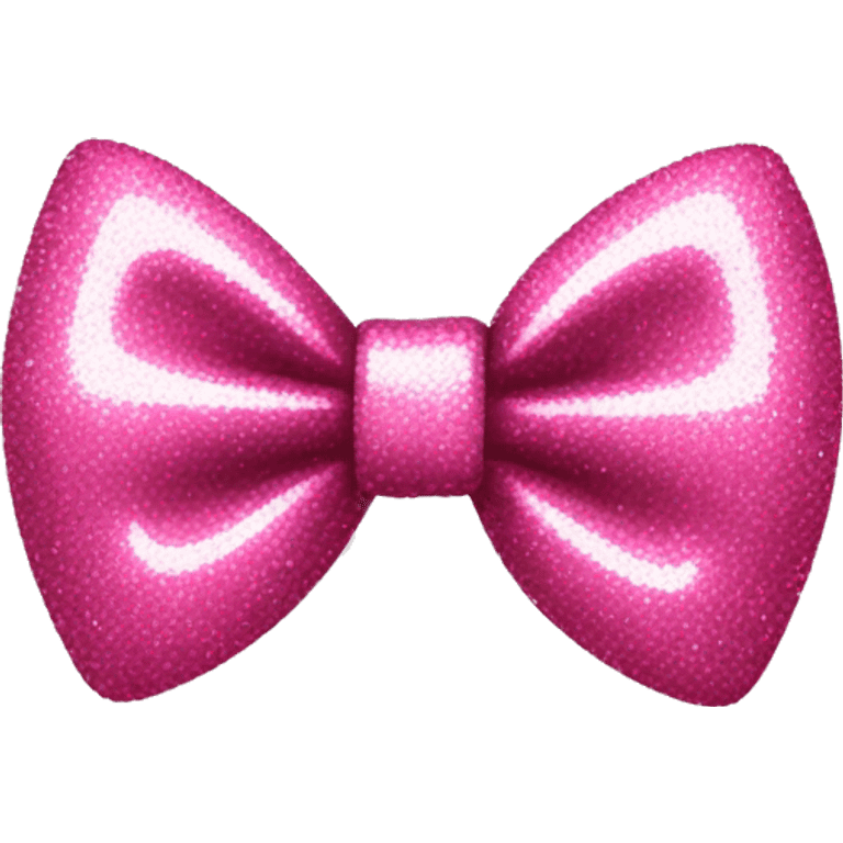 pink glittery bow  emoji