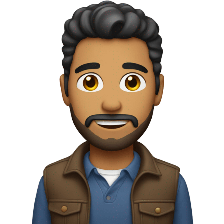 Latino with small beard  emoji