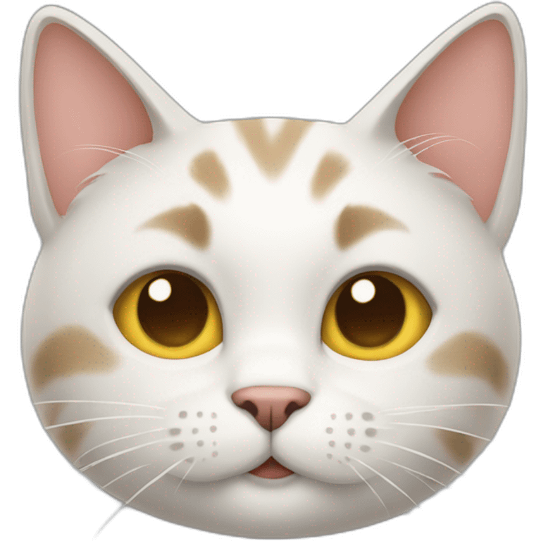 Cat chating emoji