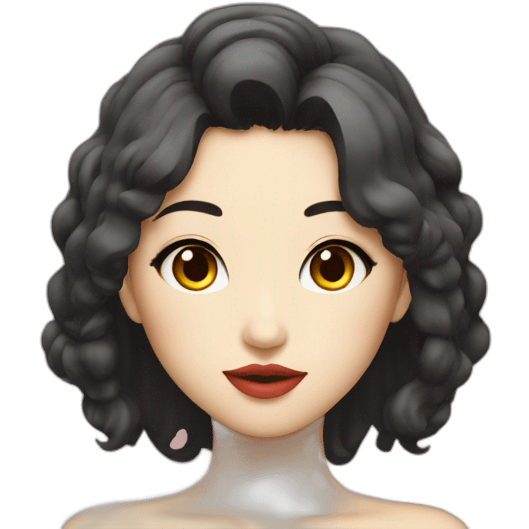 sultry Japanese girl emoji