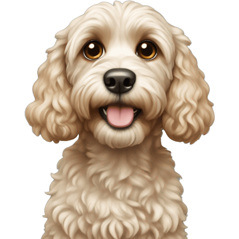 Cockapoo dog  emoji