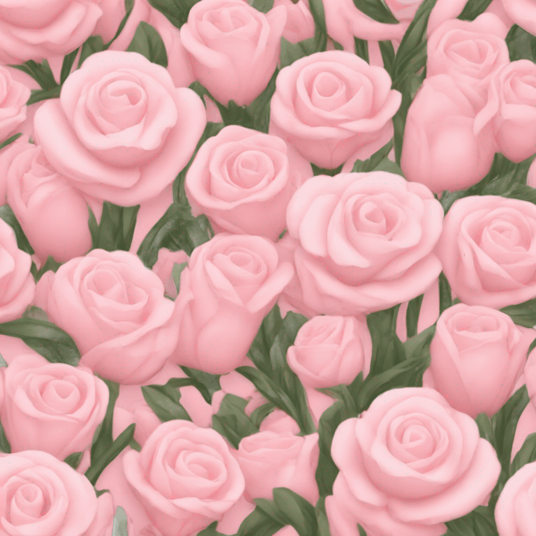 light pink bouquet of flowers emoji