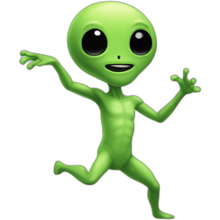 dancing alien emoji